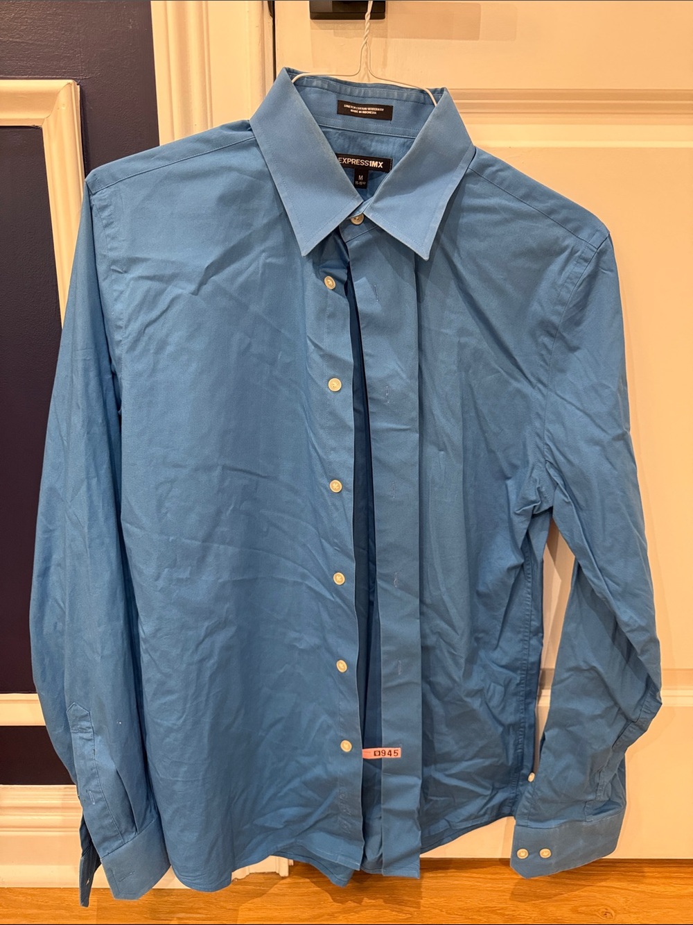 Express Light Blue Dress Shirt